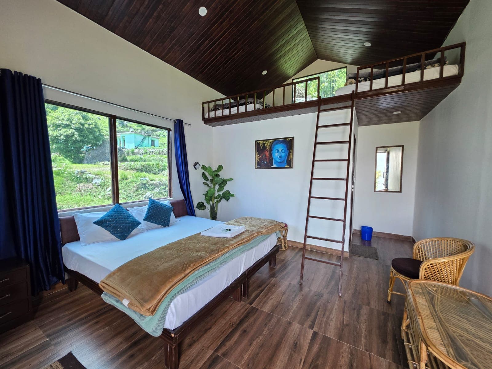 Buransh room at Lake Haven Resort in Sari Village